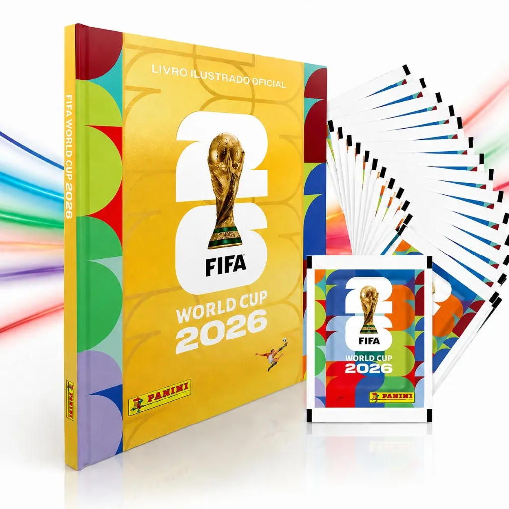 Kit Álbum Capa Dourada